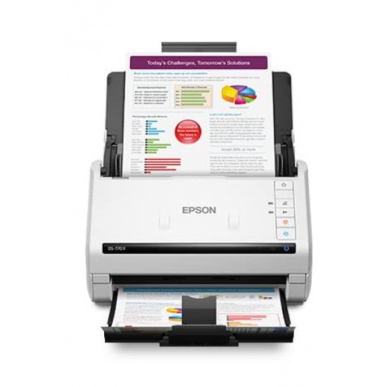 Epson Workforce DS-770II Color One Pass Duplex A4 Document Scanner