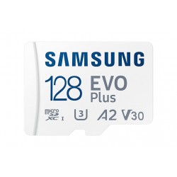 Samsung EVO Plus 128GB microSDXC UHS-I U3 130MB/s Full HD & 4K UHD Memory Card