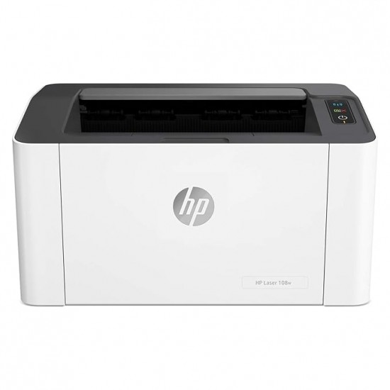 HP Laserjet 108w Single Function Monochrome Laser Wi-Fi Printer For Home/Office, Compact Design, Printing