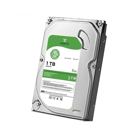 Matrix 1TB SATA 3.5 Inch SATA 6 GB/s 7200 RPM Hard Drive for Desktop